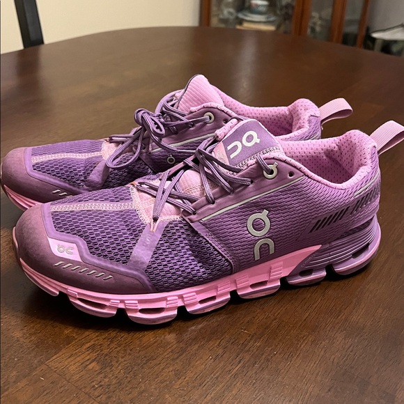 On Running Shoes - On Running Cloud Flyer Women’s Purple and Pink Sneakers 9